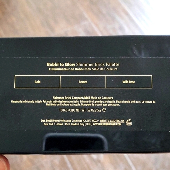 NIB Bobbi Brown Bobbi to glow shimmer brick palette limted ed blush highlighter - Picture 9 of 11